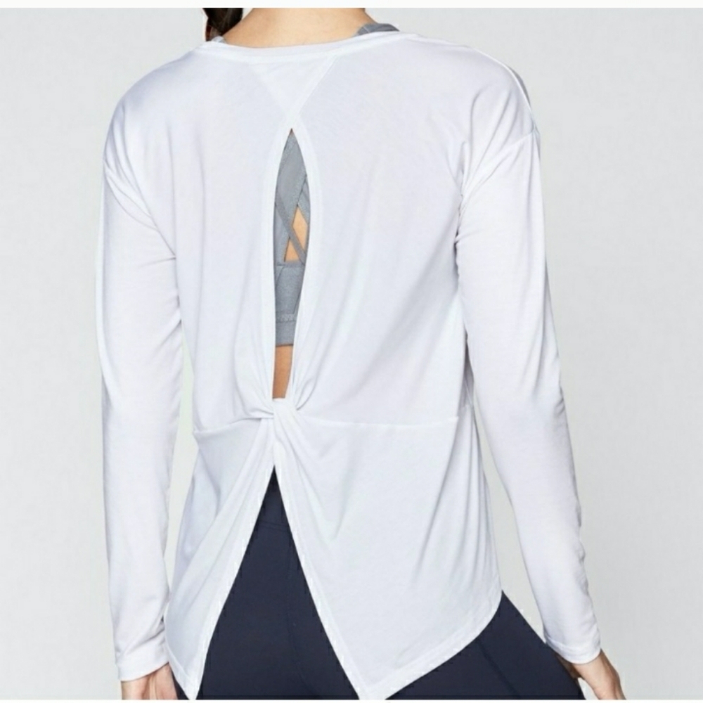 Athleta Essence Twist Top White